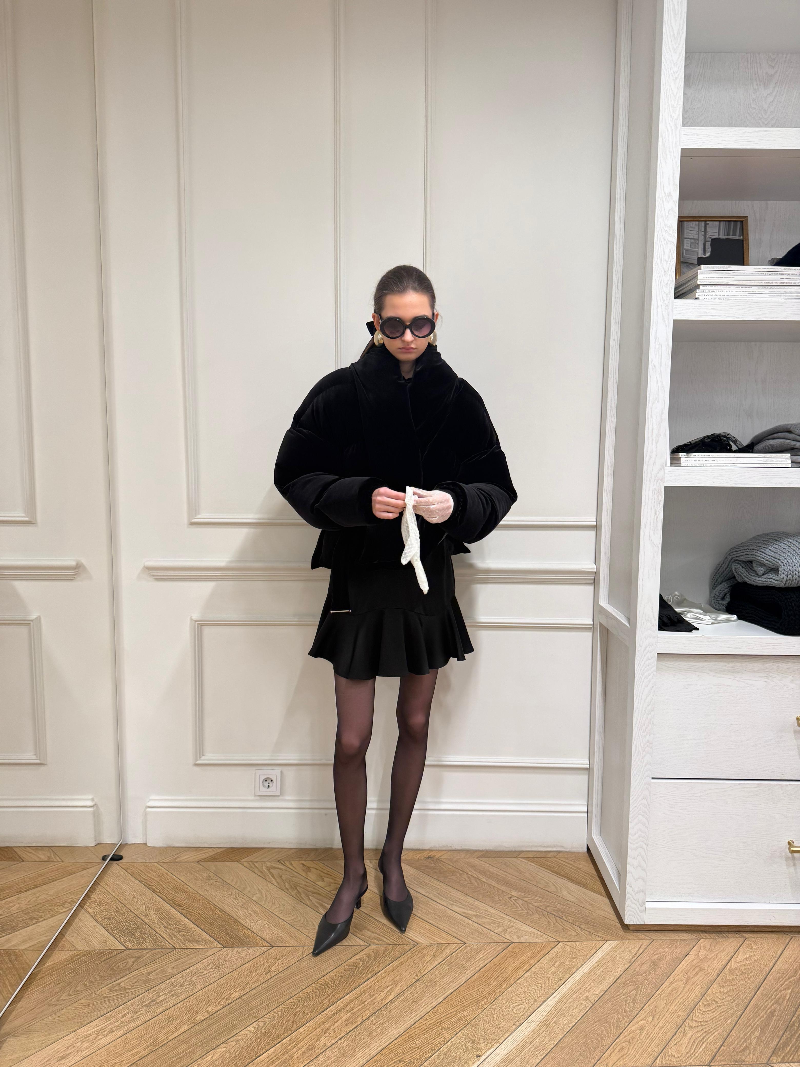 картинка Пуховик Puff Velvet Jacket - Maltseva Style