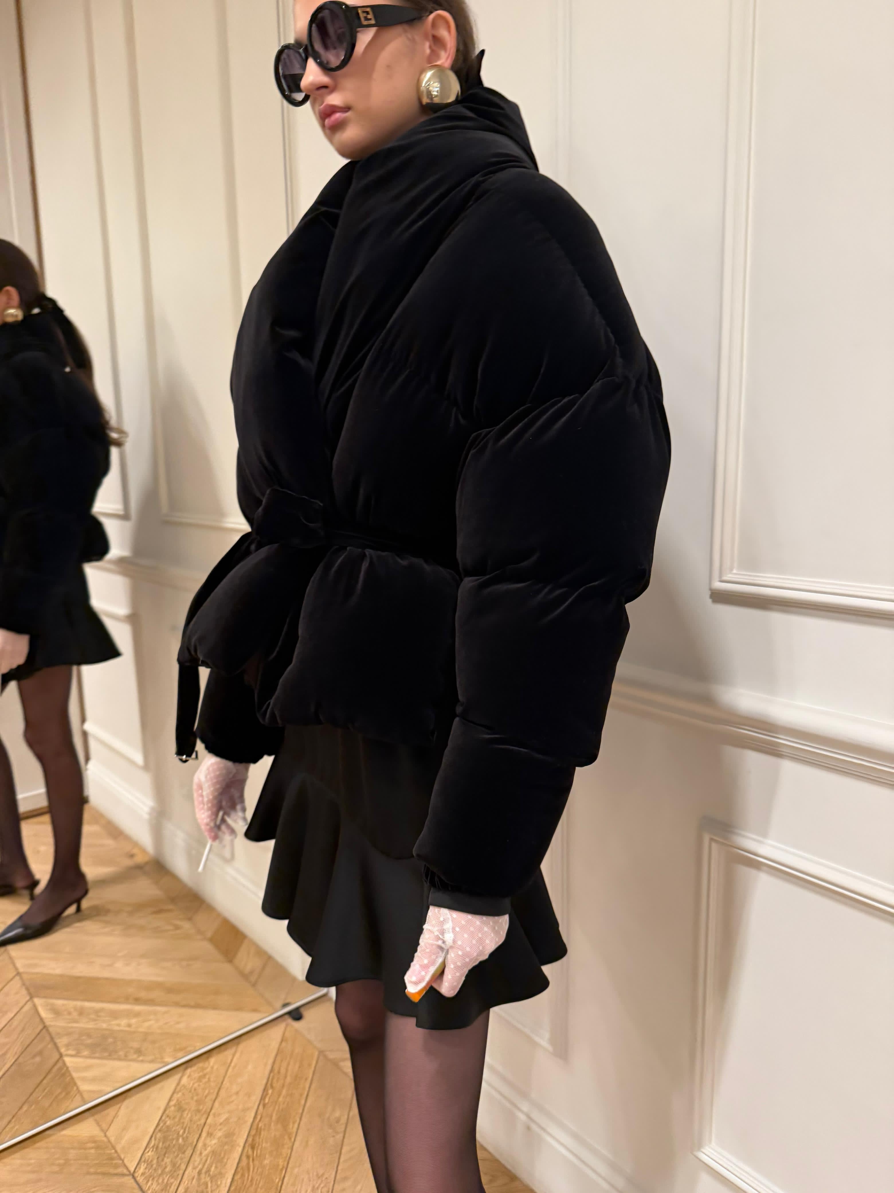 картинка Пуховик Puff Velvet Jacket - Maltseva Style