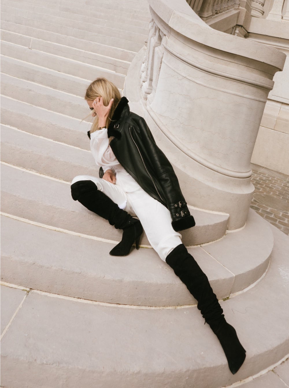 картинка Дубленка Biker Fur Jacket - Maltseva Style