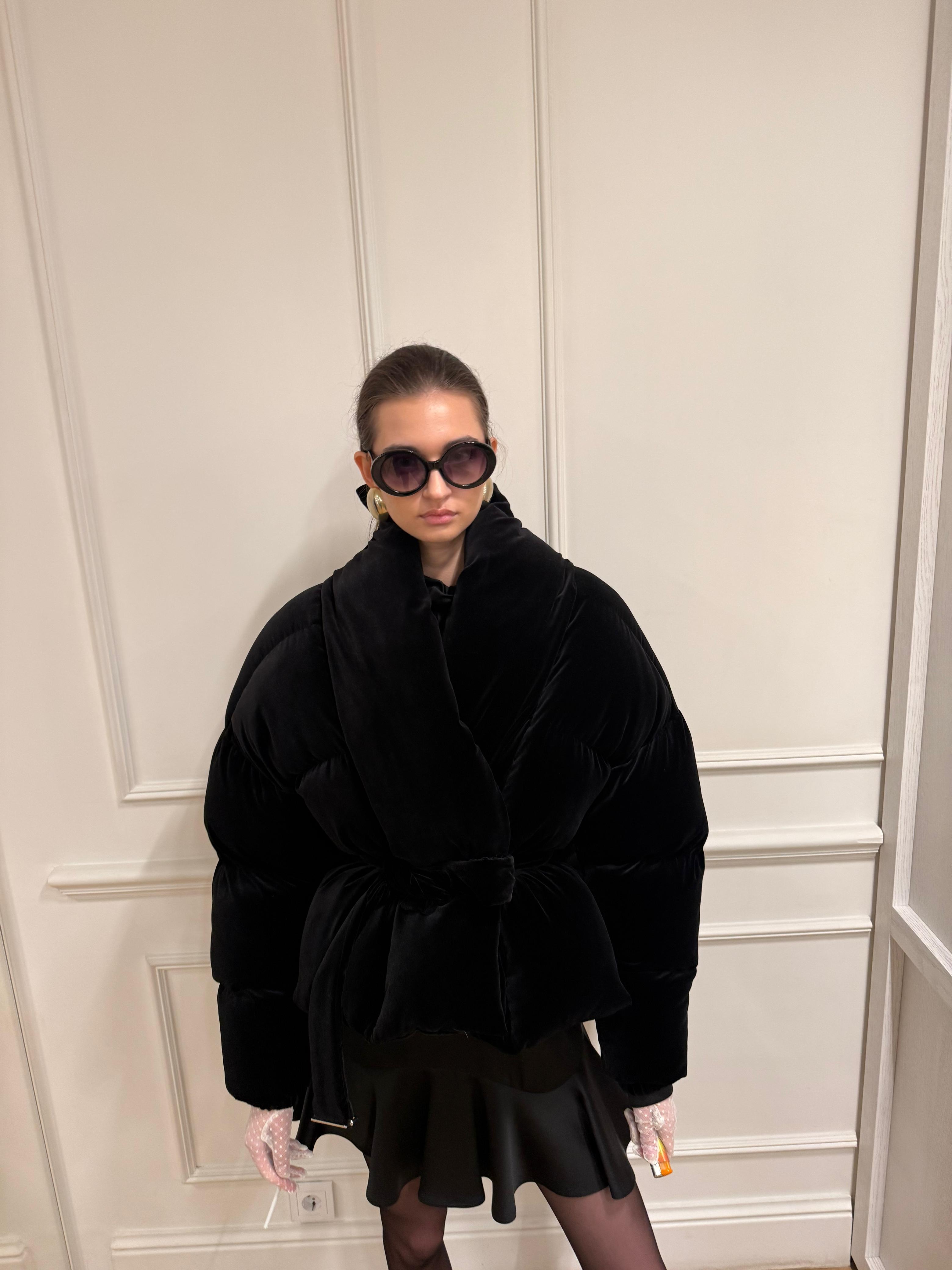 картинка Пуховик Puff Velvet Jacket - Maltseva Style