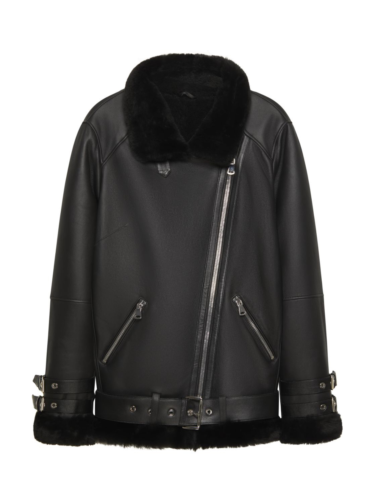 картинка Дубленка Biker Fur Jacket - Maltseva Style