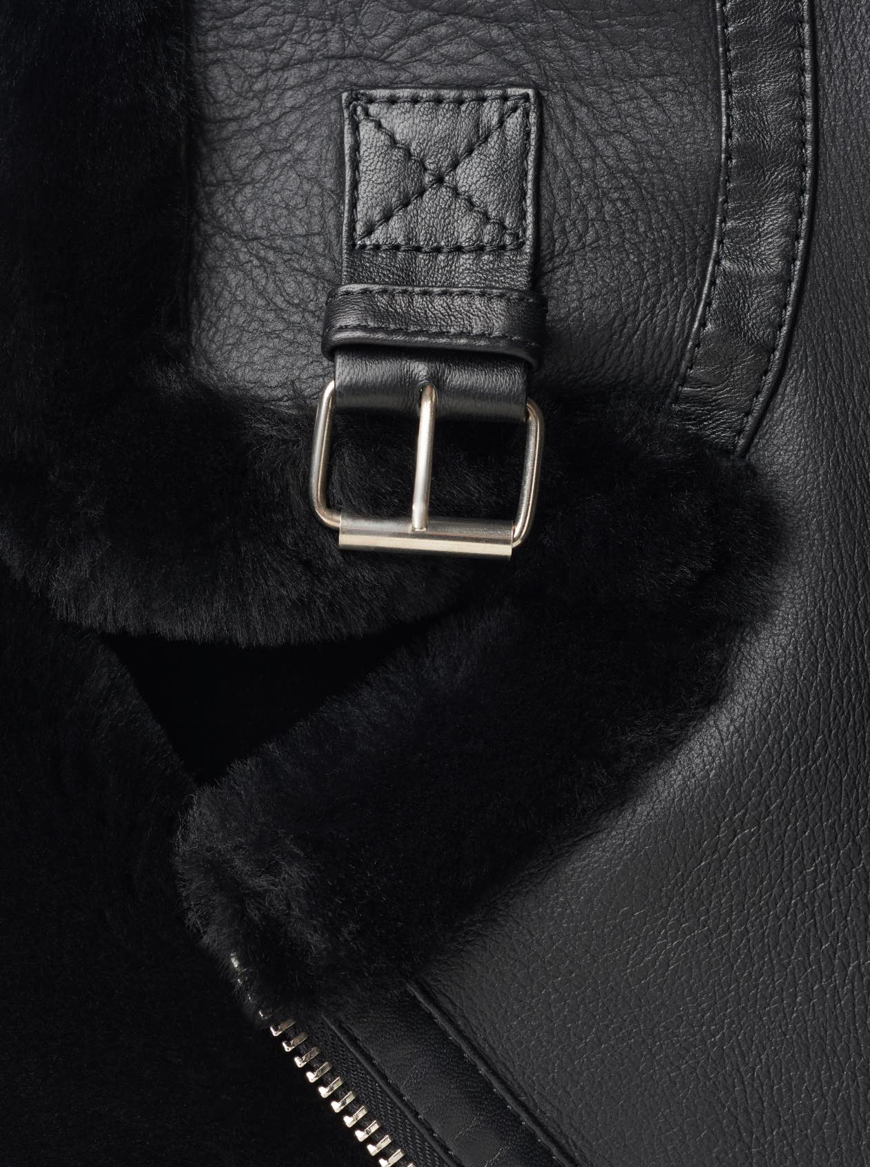 картинка Дубленка Biker Fur Jacket - Maltseva Style