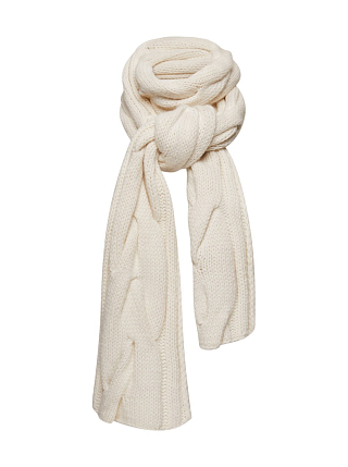 Scarf cable knit